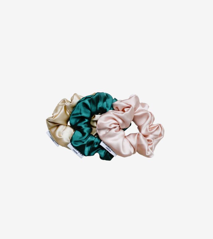Style and Protect Silk Scrunchie Trio